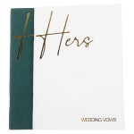 2 Pieces Wedding Books "His & Hers"